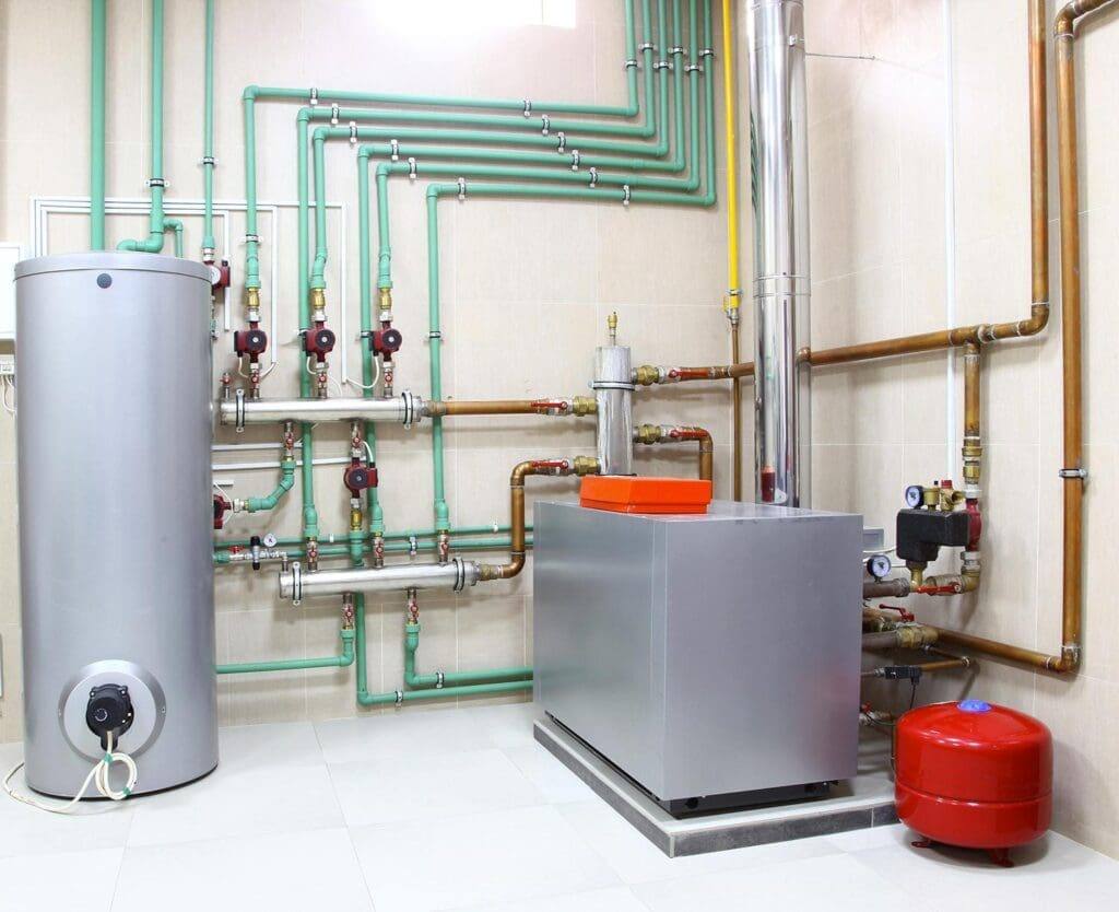 Boiler Installation realistic work photo