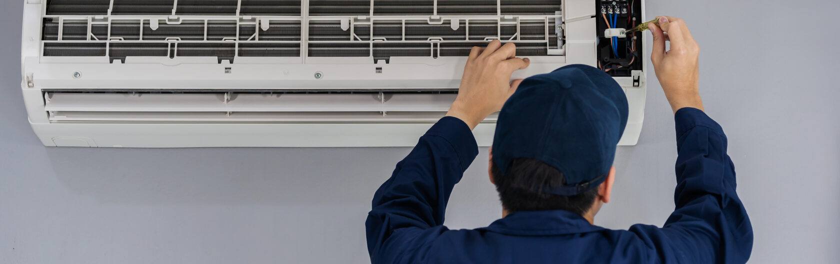 Central AC Repair realistic work photo