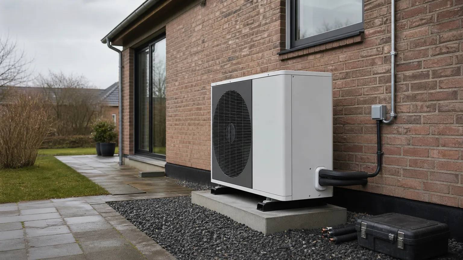 Heat Pump Installation realistic work photo