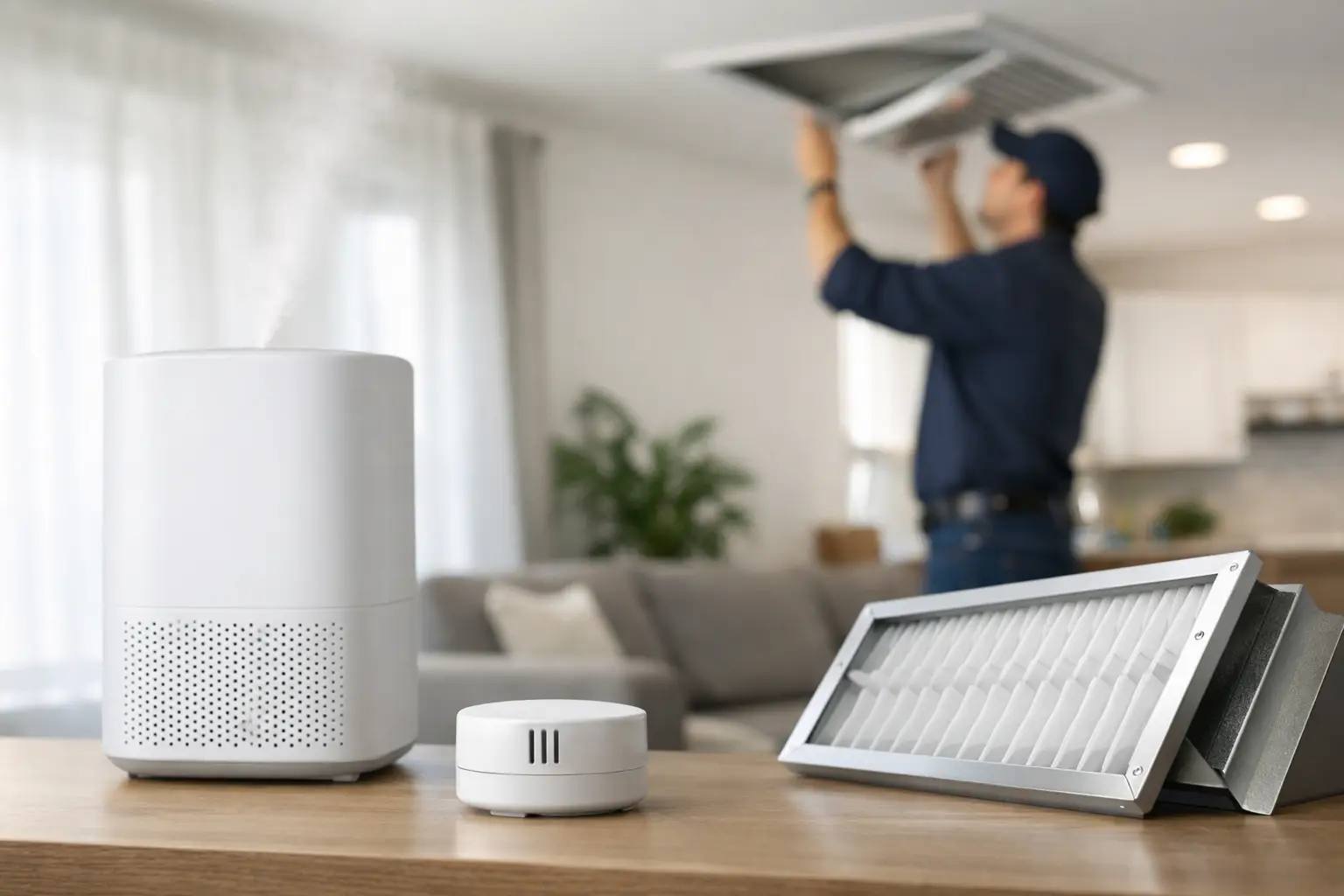 HVAC Indoor Air Quality Services realistic work photo