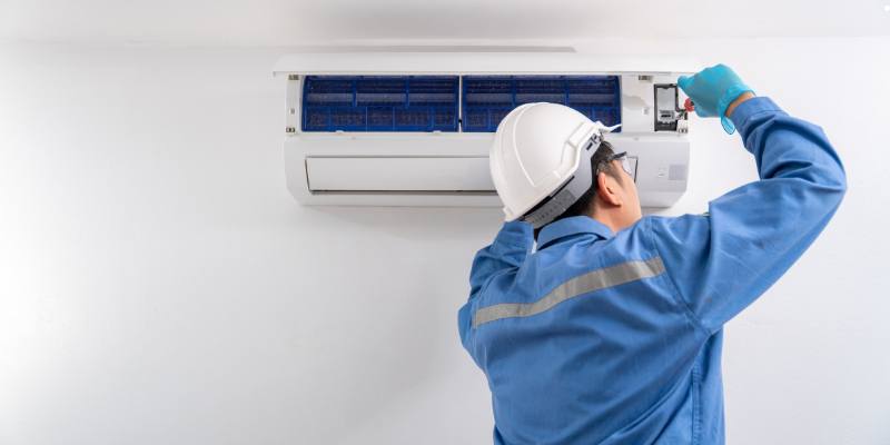 HVAC Maintenance realistic work photo